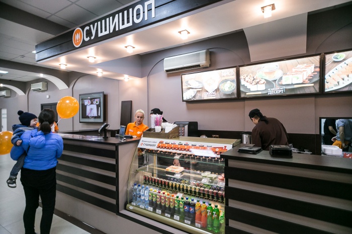 Питерская сеть открыла первый «СУШИШОП» в Новосибирске