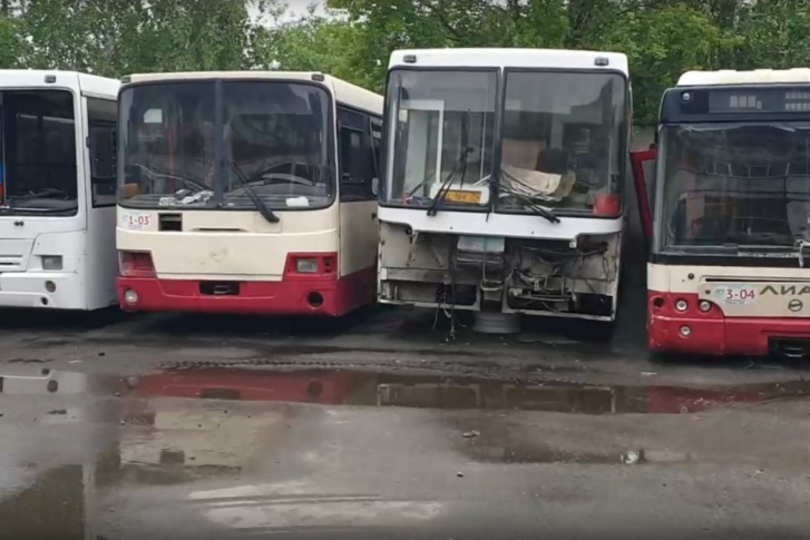 Эти автобусы — только часть масштабного «кладбища» Эти автобусы — только часть масштабного «кладбища»