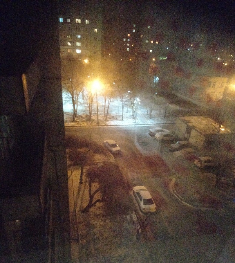 Выпадение снега в «Солнечном» Выпадение снега в «Солнечном»