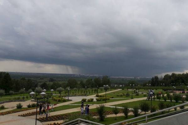Гроза в Новосибирске Гроза в Новосибирске