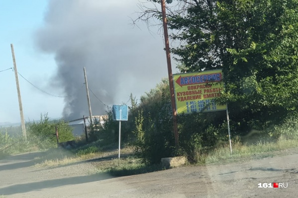 Пожар на свалке начался около 22 часов 12 августа Пожар на свалке начался около 22 часов 12 августа