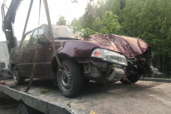 В аварии пострадали два человека В аварии пострадали два человека