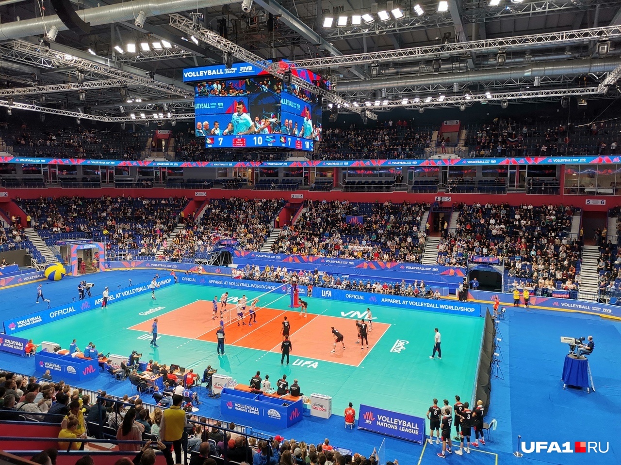 Сборная России по волейболу разнесла Португалию в стенах «Уфа-Арены»
