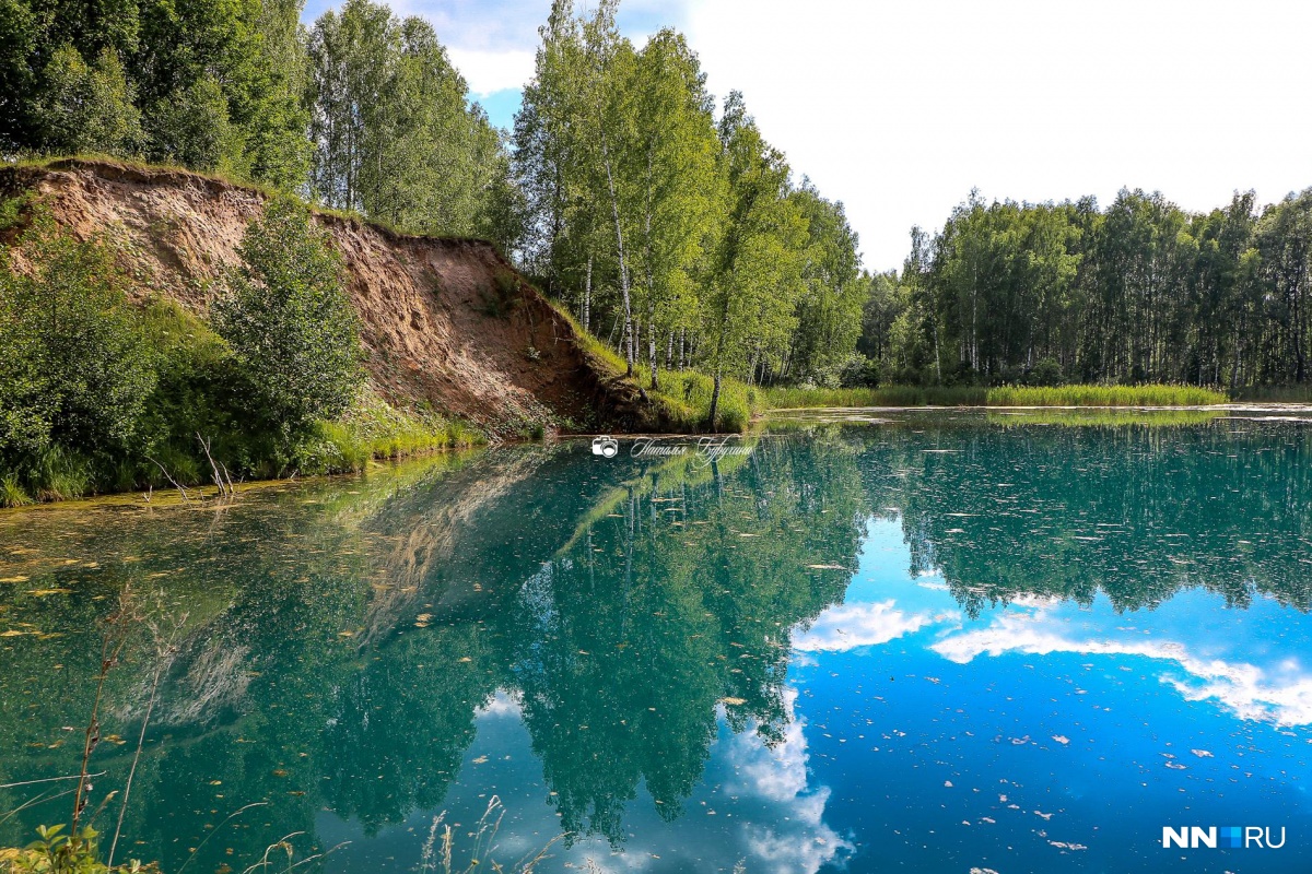 Озеро ключик Ворсма Павловского района