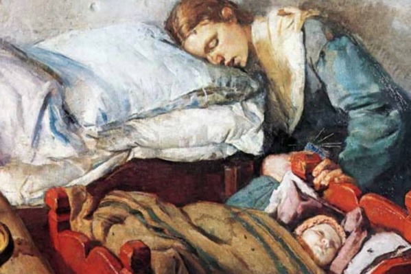 Картину «Мать и дитя» норвежец Кристиан Крог написал в 1883 году Картину «Мать и дитя» норвежец Кристиан Крог написал в 1883 году