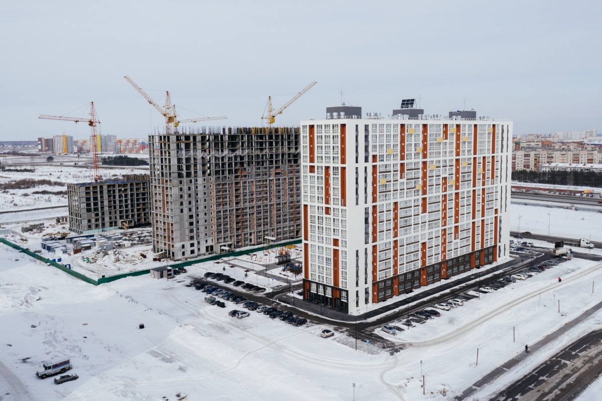 Динамика строительства в ЖК «Клевер парк». Март 2018 года