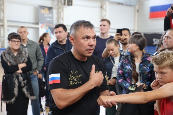 Костя Цзю на открытой тренировке в УрФУ в этом году Костя Цзю на открытой тренировке в УрФУ в этом году