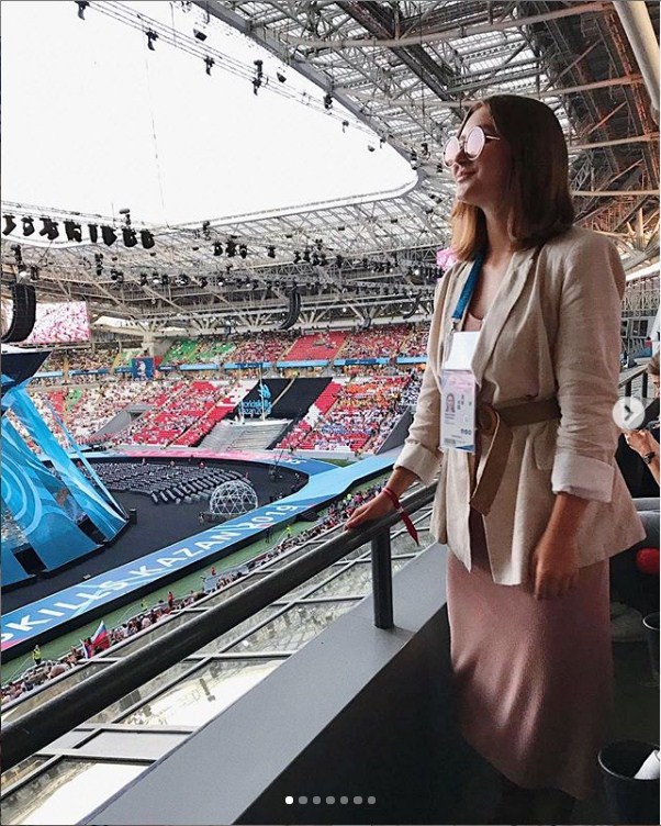 Впервые по красной дорожке Настя прошла на чемпионате мира WorldSkills в Казани Впервые по красной дорожке Настя прошла на чемпионате мира WorldSkills в Казани