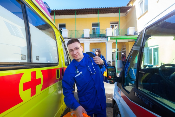 Виктор Пястолов работает на подстанции скорой помощи 