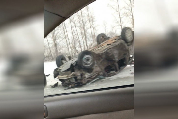 Авария произошла недалеко от Кармаскалов