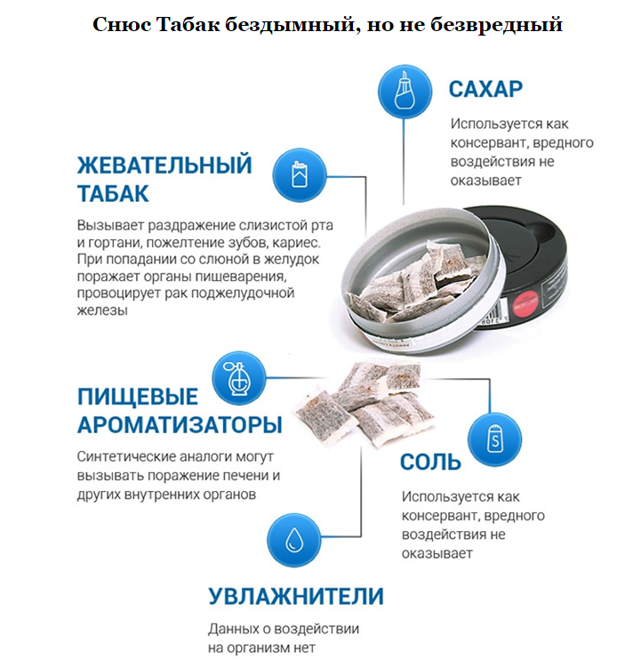 Снюс содержит большую концентрацию никотина Снюс содержит большую концентрацию никотина