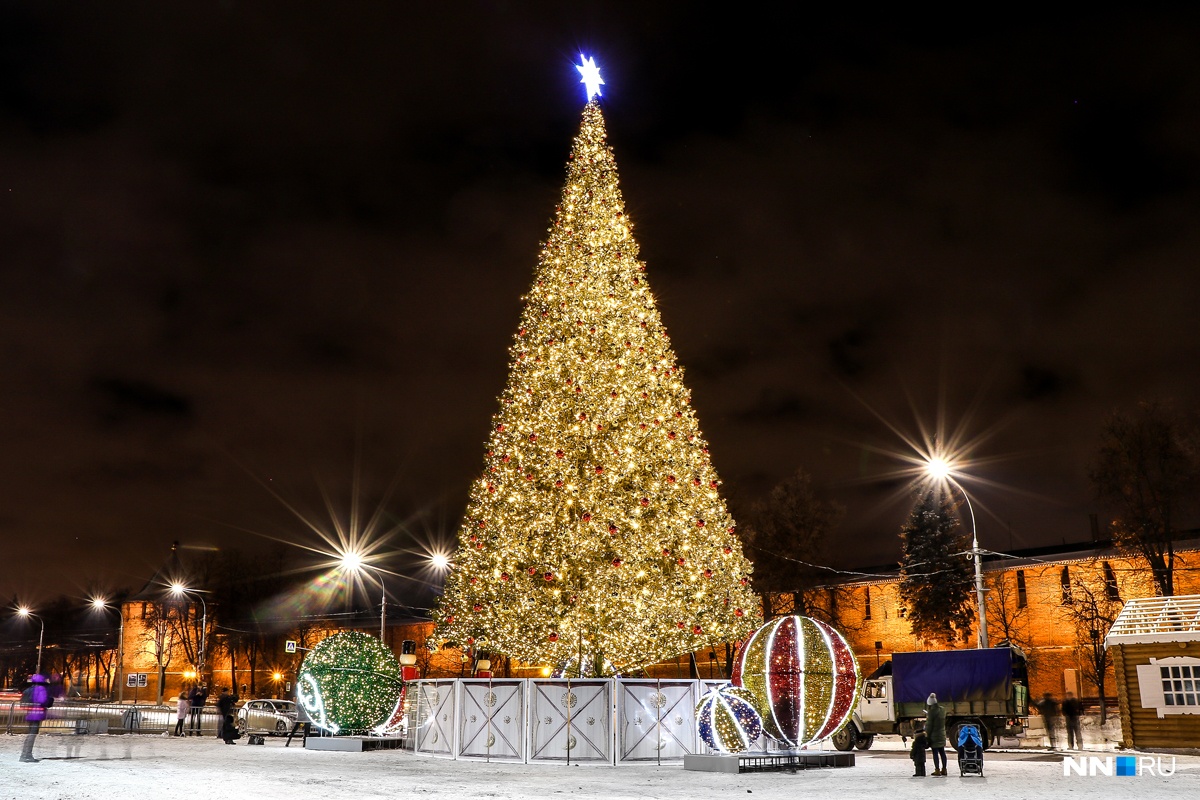 У кого выше и дороже: сравниваем ёлку Нижнего Новгорода с новогодними красавицами из других городов