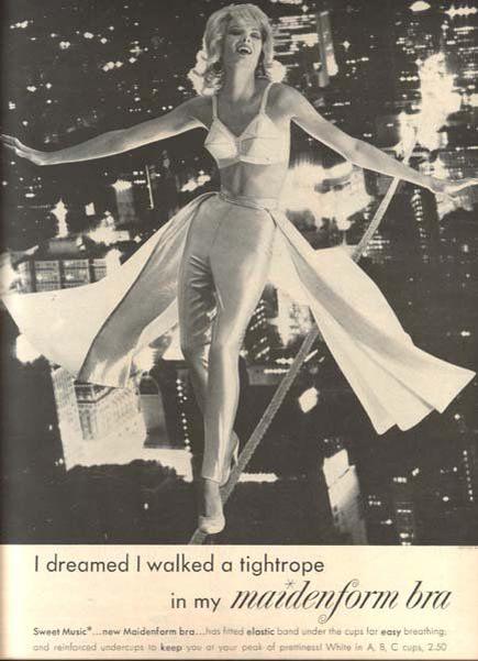 Рекламная кампания женского белья в 60-е годы<br>