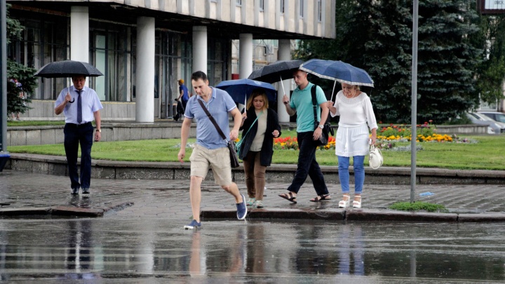 С пятницы в Омске начнутся дожди