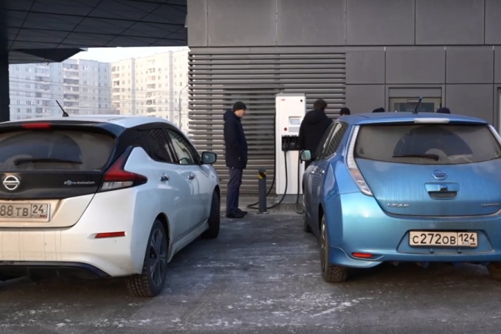 Nissan Leaf — самая популярная марка электрокара в Красноярске 