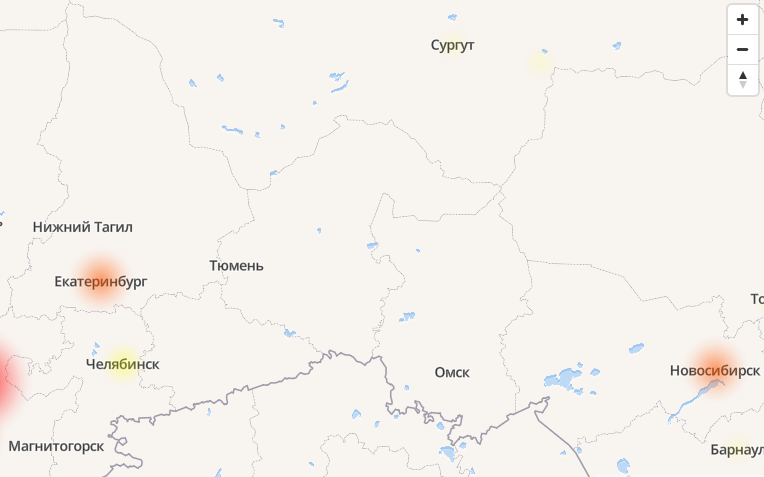 Онлайн-карта сбоев Онлайн-карта сбоев 