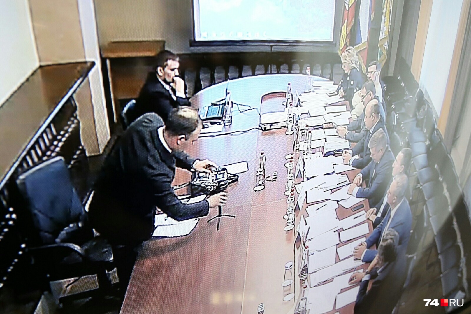 Щербаков некоторое время потратил на установку камеры Щербаков некоторое время потратил на установку камеры