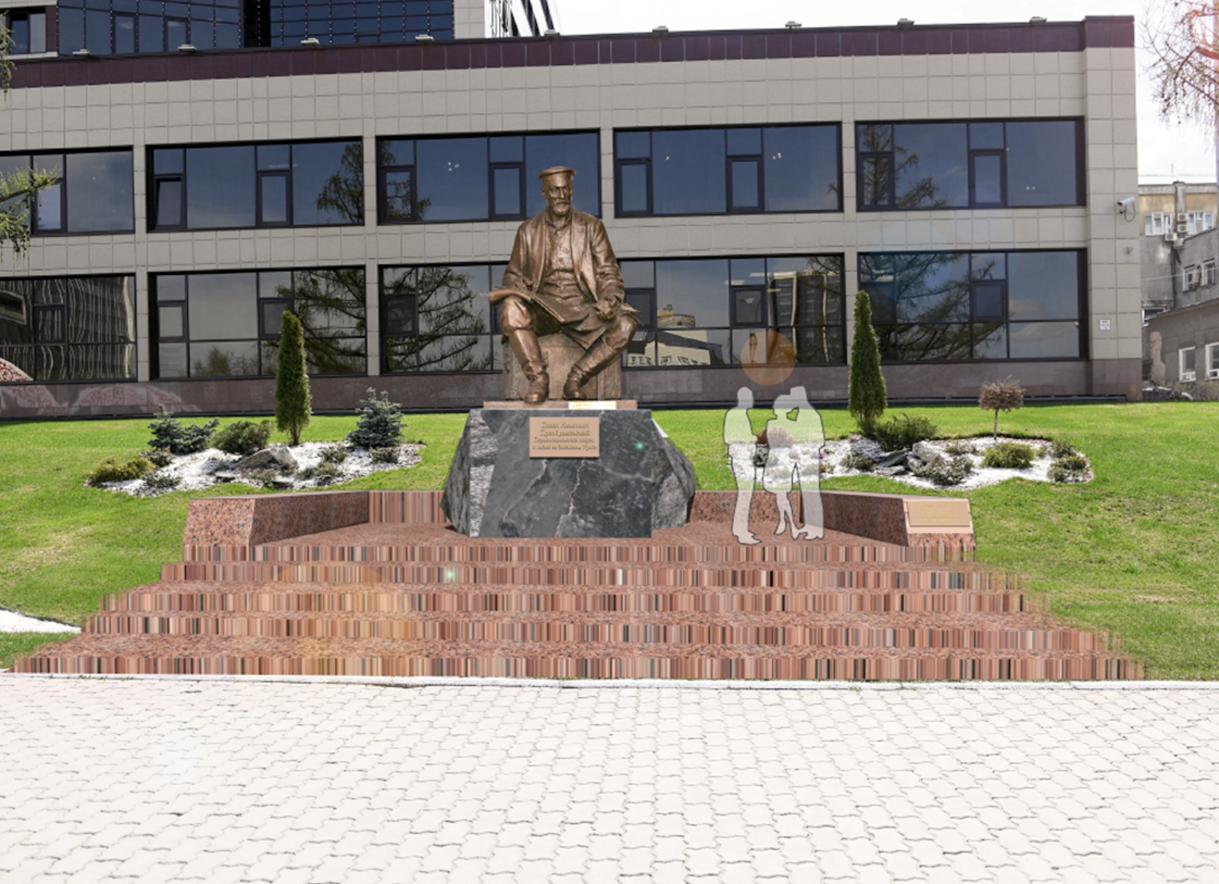 Памятник Преображенскому решили поставить у здания «ЛУКОЙЛа» на Ленина, 62