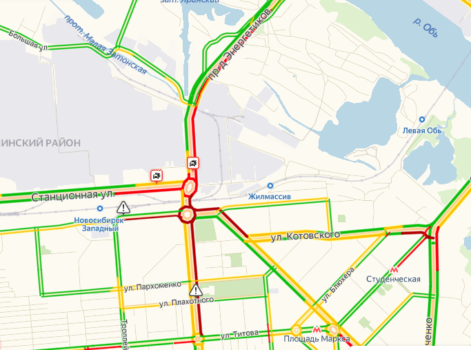 Площадь энергетиков новосибирск схема движения