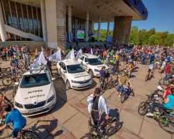 В Уфе прошел самый масштабный велопробег России