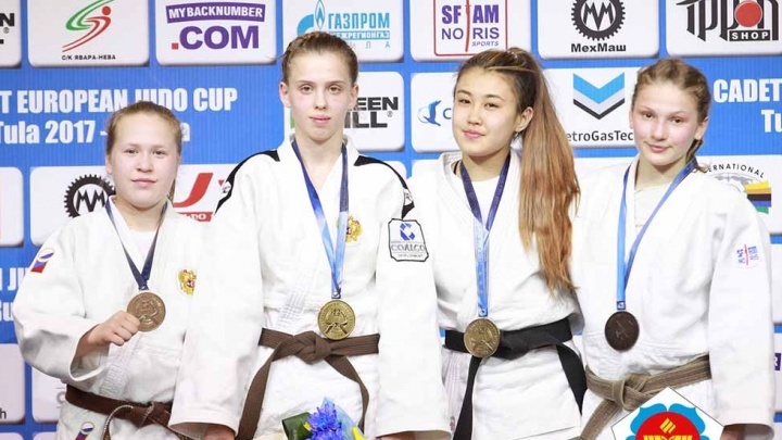 Юная свердловчанка завоевала серебряную медаль на Кубке Европы по дзюдо