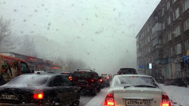 Метель прогнозируют на среду в Красноярске