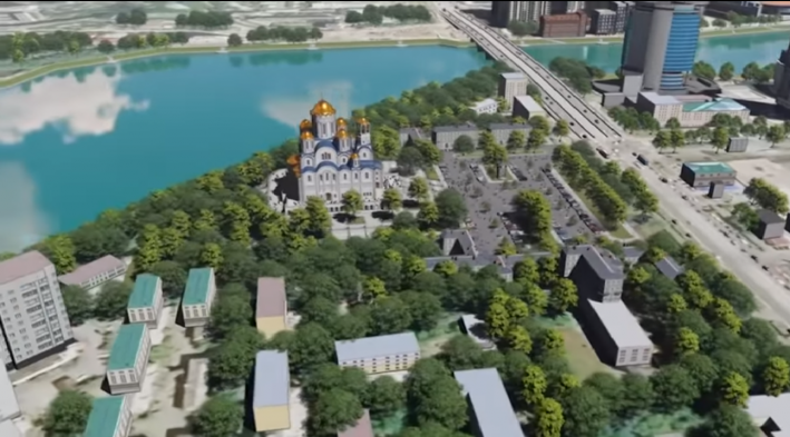 Так храм может выглядеть, если его построят за Макаровским мостом Так храм может выглядеть, если его построят за Макаровским мостом