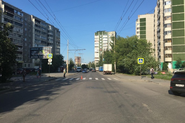 Участок, на котором произошла авария Участок, на котором произошла авария