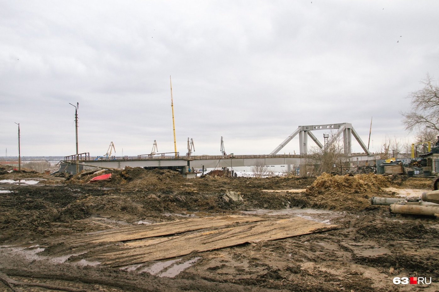 Последние фотографии со строительства Фрунзенского моста 2 очереди