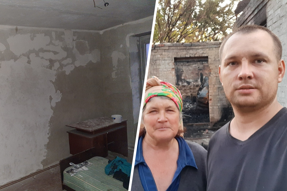 «Голый пол и тараканы в выключателях»: как живет житель Ростовской области, спасший из пожара семью