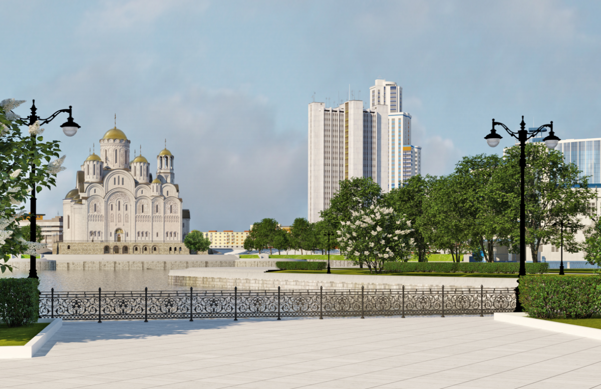 Храм-на-драме займет огромную площадь, на которой планируют проводить городские мероприятия Храм-на-драме займет огромную площадь, на которой планируют проводить городские мероприятия