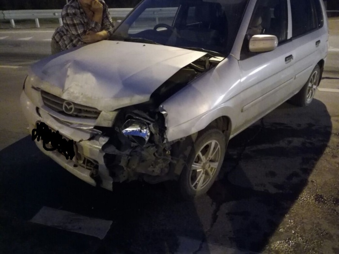 «Мазда» двигалась в сторону Толмачёво «Мазда» двигалась в сторону Толмачёво