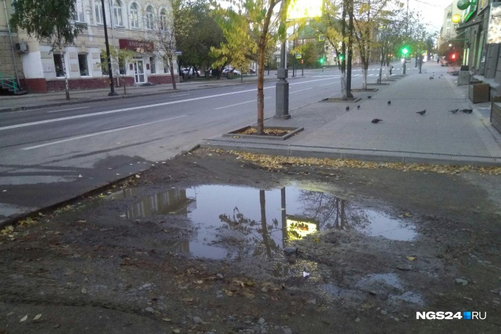 Тротуары и дворовые проезды на проспекте Мира Тротуары и дворовые проезды на проспекте Мира