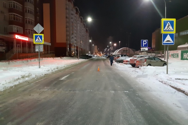 Авария случилась на пешеходном переходе Авария случилась на пешеходном переходе