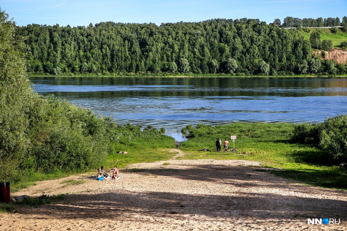 Пляжи в нижнем