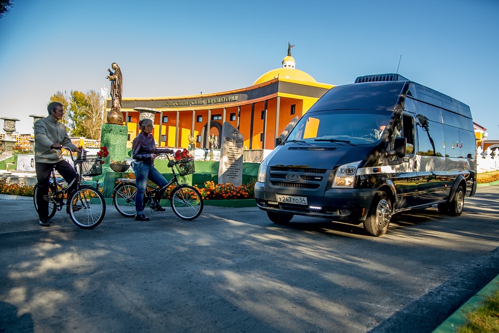 В новосибирском крематории увеличен парк велосипедов