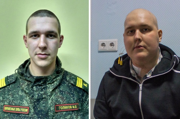 Из-за гормональной терапии во время лечения многие пациенты страдают сильными отёками. На фото Михаил Голиков до (слева) и во время лечения Из-за гормональной терапии во время лечения многие пациенты страдают сильными отёками. На фото Михаил Голиков до (слева) и во время лечения