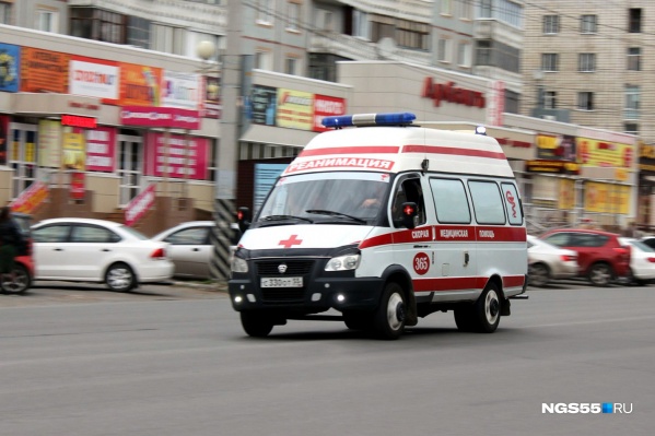 Ребёнка отвезли в больницу Ребёнка отвезли в больницу