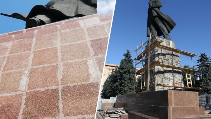 Бардак при ремонте памятника Ленину в Челябинске вылился в уголовное дело о халатности