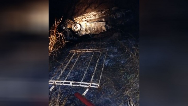 На трассе в Башкирии опрокинулись «жигули»: водитель погиб на месте