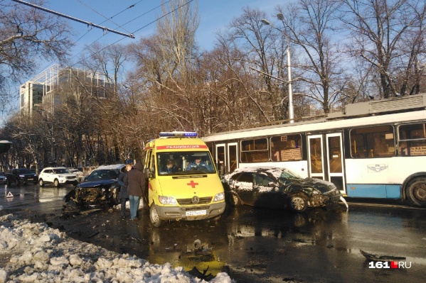 Пострадал водитель только одной из машин Пострадал водитель только одной из машин