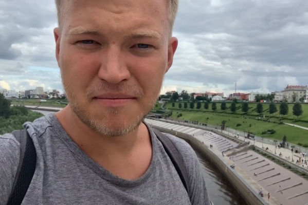 Джонни Тиклу понравилась тюменская набережная Джонни Тиклу понравилась тюменская набережная