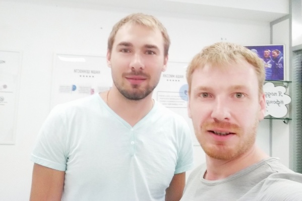 На этом фото Антон Шипулин с Егором Бычковым На этом фото Антон Шипулин с Егором Бычковым