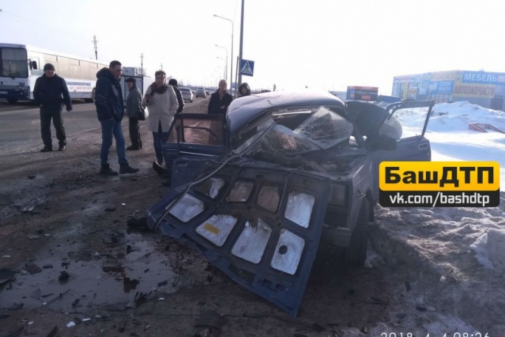Авария произошла 4 апреля утром Авария произошла 4 апреля утром