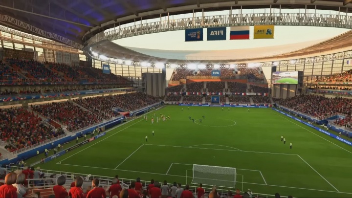 «Екатеринбург Арена» появилась в компьютерной игре FIFA 18 World Cup