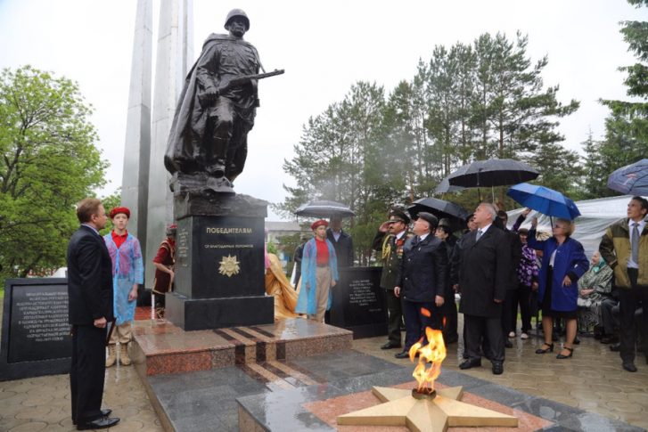 В прошлом году в Башкирии открыли памятник советскому солдату