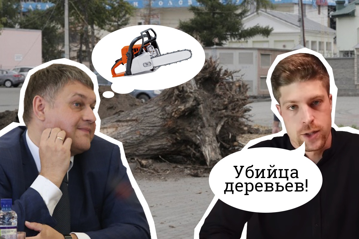 Вырубленные на набережной в Челябинске деревья были здоровыми. Но урбанисту твердят, что он не прав
