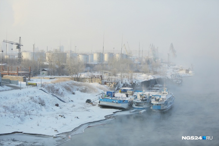 Нефтебаза появилась на правом берегу Красноярска в 1929 году 