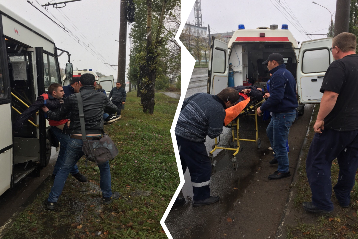 «Парень посинел и начал чернеть»: в Ярославле водитель и пассажир маршрутки спасли мужчину