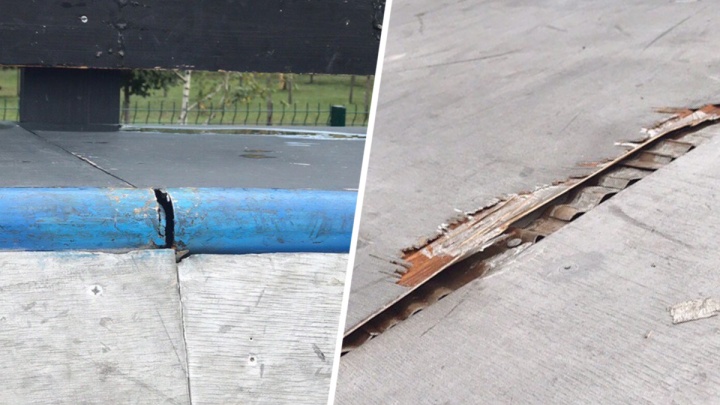 В Ростове в скейт-парке ДГТУ после ремонта разрушились спортивные объекты